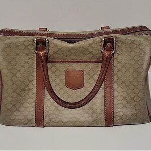 Celine Macadam Vintage Boston bag